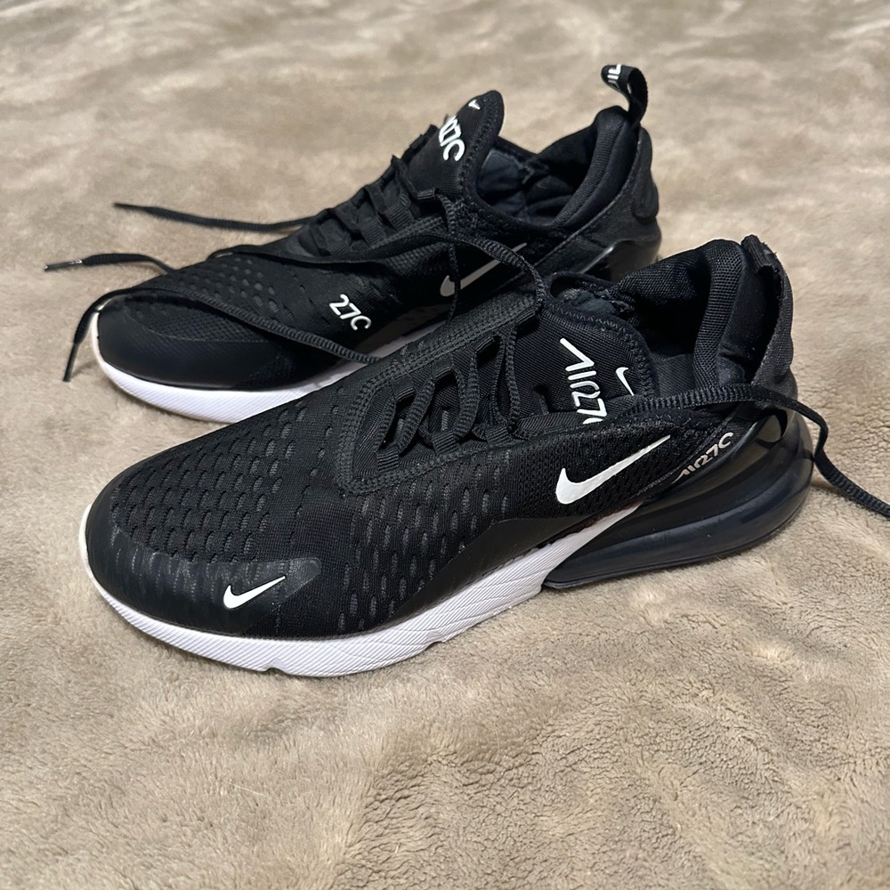 Nike Air Max 270 Black and White Sneakers